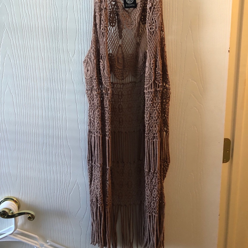 Sleeveless boho top